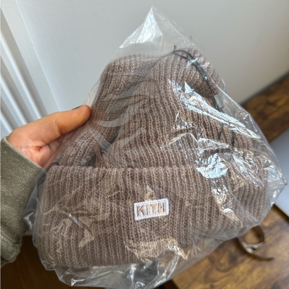 Kith Taupe Knit Hat